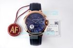 Swiss Replica Cartier Ballon Bleu Automatic Blue Dial Rose Gold Watch 42MM